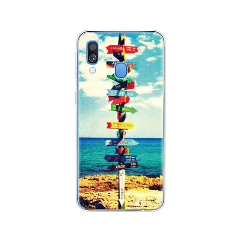 Case For Samsung A40 Case cover Soft Silicone Phone coque  For Samsung Galaxy A40 A 40 A405 SM-A405F A405F Cartoon shells