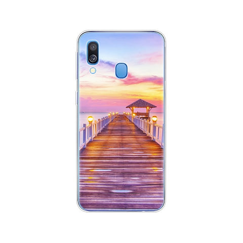 Case For Samsung A40 Case cover Soft Silicone Phone coque  For Samsung Galaxy A40 A 40 A405 SM-A405F A405F Cartoon shells