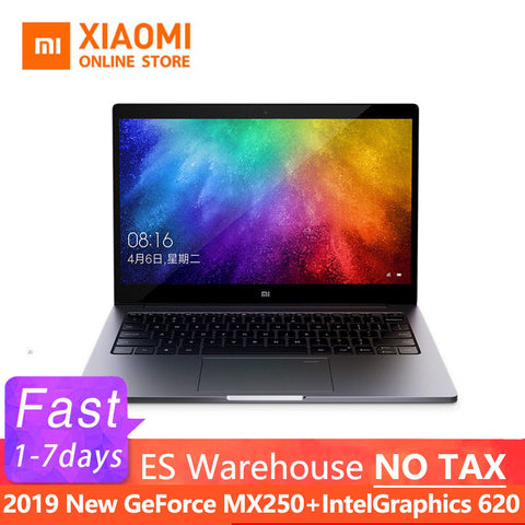 2019 Xiaomi Mi Air Laptop 13.3 Inch Ultra Slim i5 8250U / i7 8550U GeForce MX250 Fingerprint Recognition Windows 10 English