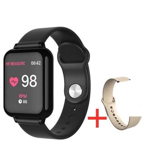 696 B57 smart watch IP67 waterproof smartwatch heart rate monitor multiple sport model fitness tracker man women wearable