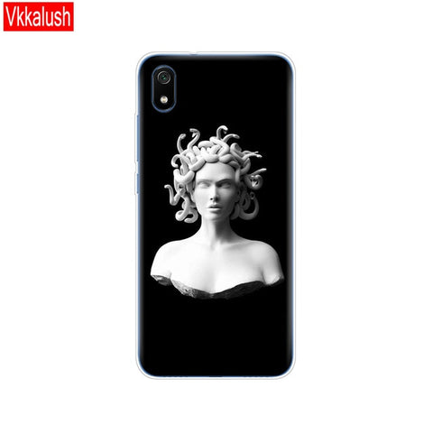 Silicon Shell Bag Case For Xiaomi Redmi 7a Cases Full Protection Soft Tpu Back Cover On Redmi 7A Bumper Phone Coque