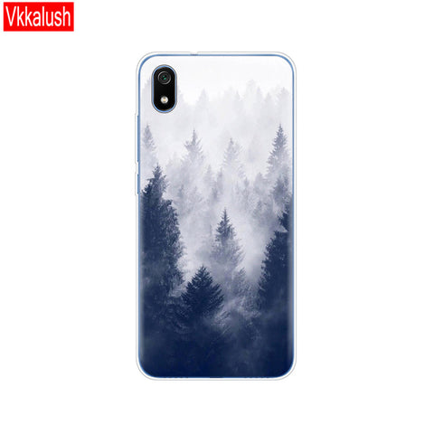 Silicon Shell Bag Case For Xiaomi Redmi 7a Cases Full Protection Soft Tpu Back Cover On Redmi 7A Bumper Phone Coque