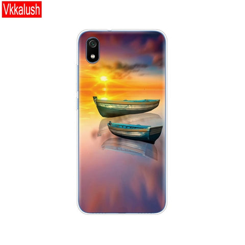 Silicon Shell Bag Case For Xiaomi Redmi 7a Cases Full Protection Soft Tpu Back Cover On Redmi 7A Bumper Phone Coque