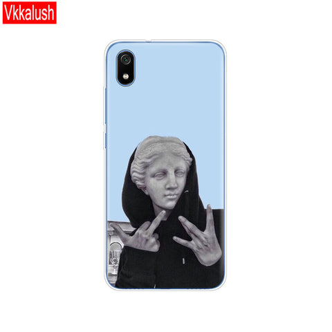 Silicon Shell Bag Case For Xiaomi Redmi 7a Cases Full Protection Soft Tpu Back Cover On Redmi 7A Bumper Phone Coque