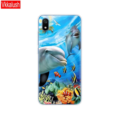 Silicon Shell Bag Case For Xiaomi Redmi 7a Cases Full Protection Soft Tpu Back Cover On Redmi 7A Bumper Phone Coque