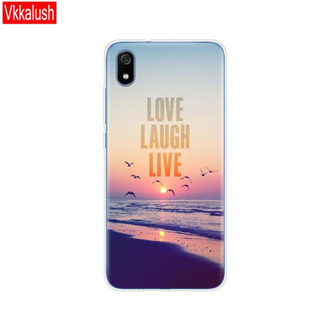 Silicon Shell Bag Case For Xiaomi Redmi 7a Cases Full Protection Soft Tpu Back Cover On Redmi 7A Bumper Phone Coque