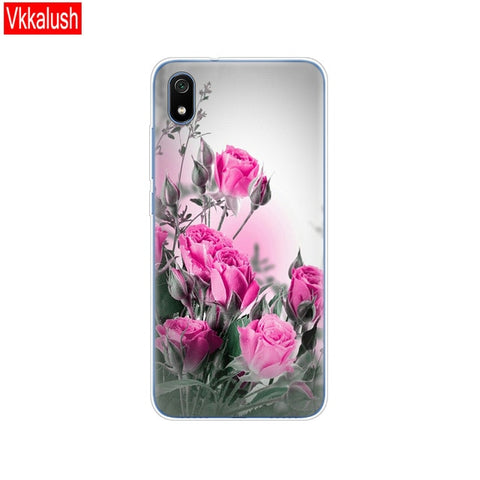 Silicon Shell Bag Case For Xiaomi Redmi 7a Cases Full Protection Soft Tpu Back Cover On Redmi 7A Bumper Phone Coque