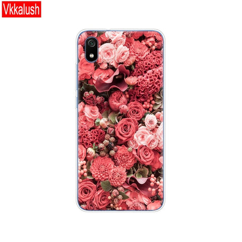 Silicon Shell Bag Case For Xiaomi Redmi 7a Cases Full Protection Soft Tpu Back Cover On Redmi 7A Bumper Phone Coque