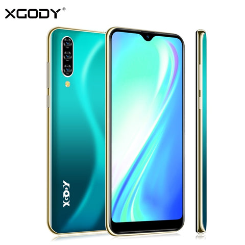 XGODY Note 7 Smartphone Dual Sim Celular 6.26'' Waterdrop Screen Android 9.0 2GB 16GB Quad Core 2800mAh Face ID 3G Mobile Phone