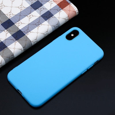 Phone Case For Samsung Galaxy J3 J5 J6 2016 A3 A5 A7 2017 A50 A30 70 A7 2018 M10 M30 M20 Soft TPU Case Candy Color Back Cover