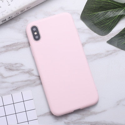 Phone Case For Samsung Galaxy J3 J5 J6 2016 A3 A5 A7 2017 A50 A30 70 A7 2018 M10 M30 M20 Soft TPU Case Candy Color Back Cover