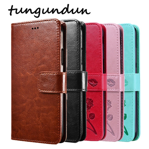 ZTE Blade A3 A5 A7 A7000 2019 Case Protection Stand Style PU Leather Flip Silicone Back Cover For ZTE Blade L8 Phone Wallet Capa