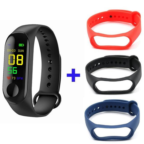 Sport Fitness tracker Watch Smartband Smart Bracelet Blood Pressure Heart Rate Monitor Smart band Wristband Men For Android iOS