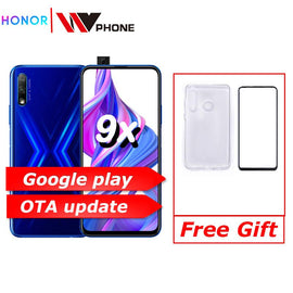 Honor 9x 9x pro Smart Phone Kirin 810 Octa Core 6.59 inch Lifting Full Screen 48MP Dual Cameras 4000mAh GPU Turbo Mobile Phone