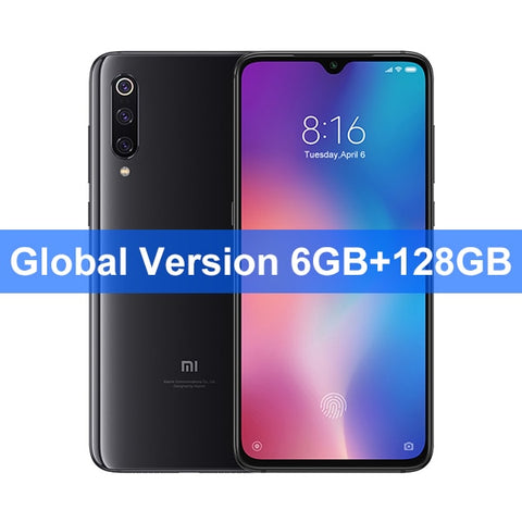 Global Version Xiaomi Mi 9 Mi9 6GB/64GB 6GB/128GB Mobile Phone Snapdragon 855 Octa Core 6.39" AMOLED Display 48MP AI Triple