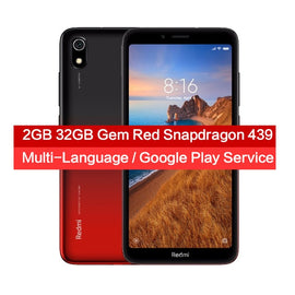 Global Version Xiaomi Redmi 7A 2GB 32GB Smartphone 5.45" HD Snapdargon 439 Octa Core 4000mAh Battery Long Standby Mobile Phone