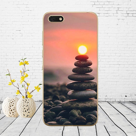 Silicone case For Huawei Honor 7A Case 5.45" inch Soft Phone Case Huawei Honor 7A 7 A DUA-L22 Russian Back Cover Coque bumper