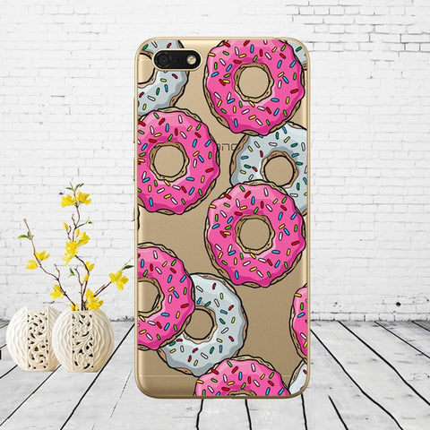 Silicone case For Huawei Honor 7A Case 5.45" inch Soft Phone Case Huawei Honor 7A 7 A DUA-L22 Russian Back Cover Coque bumper