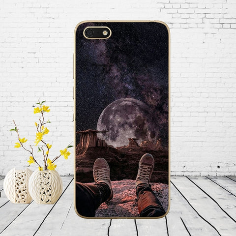 Silicone case For Huawei Honor 7A Case 5.45" inch Soft Phone Case Huawei Honor 7A 7 A DUA-L22 Russian Back Cover Coque bumper