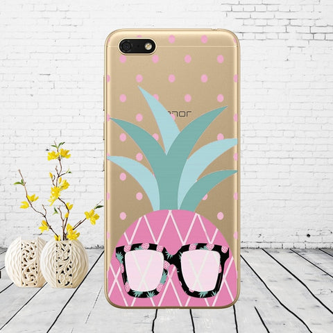 Silicone case For Huawei Honor 7A Case 5.45" inch Soft Phone Case Huawei Honor 7A 7 A DUA-L22 Russian Back Cover Coque bumper