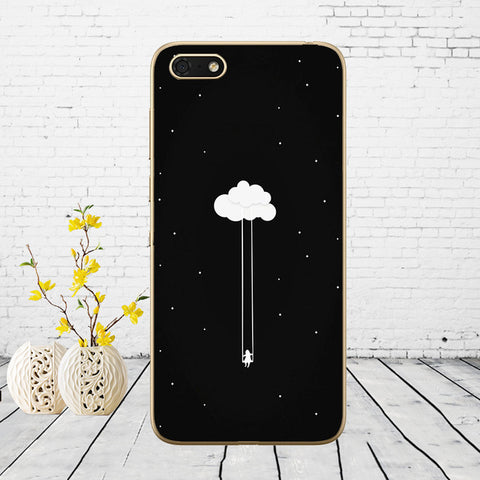 Silicone case For Huawei Honor 7A Case 5.45" inch Soft Phone Case Huawei Honor 7A 7 A DUA-L22 Russian Back Cover Coque bumper