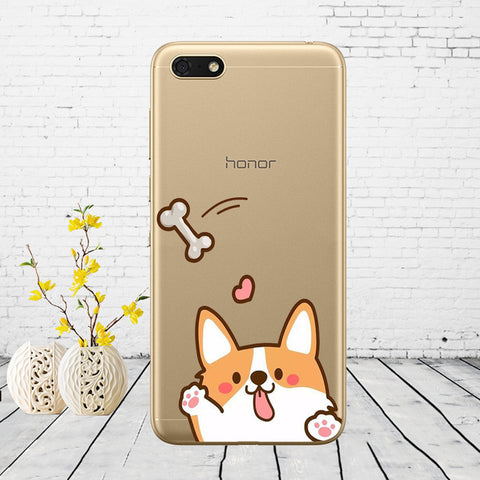 Silicone case For Huawei Honor 7A Case 5.45" inch Soft Phone Case Huawei Honor 7A 7 A DUA-L22 Russian Back Cover Coque bumper