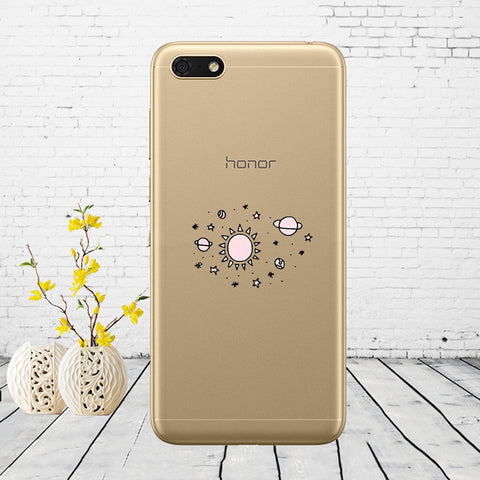 Silicone case For Huawei Honor 7A Case 5.45" inch Soft Phone Case Huawei Honor 7A 7 A DUA-L22 Russian Back Cover Coque bumper