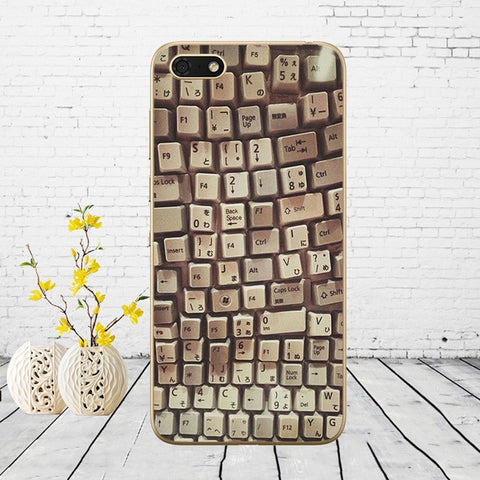 Silicone case For Huawei Honor 7A Case 5.45" inch Soft Phone Case Huawei Honor 7A 7 A DUA-L22 Russian Back Cover Coque bumper