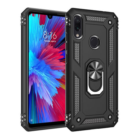 Luxury Case For Xiaomi Redmi Note 7 Pro  9 Silicone Armor Bumper Shockproof Phone Case For Xiaomi 9 SE With Finger Ring cover
