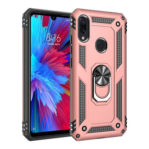 Luxury Case For Xiaomi Redmi Note 7 Pro  9 Silicone Armor Bumper Shockproof Phone Case For Xiaomi 9 SE With Finger Ring cover