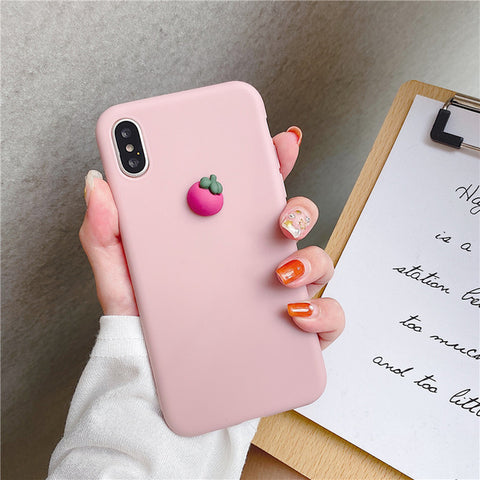 Cute Cover For Samsung galaxy J7 J8 J6 J5 J3 J4 J2 Pro Prime Core 2015 2016 2017 2018 Case 3D Fruit Peach Grape Silicone Cases