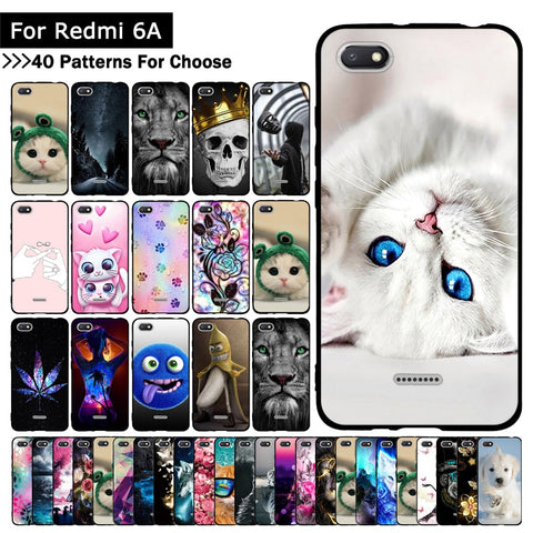 TPU Silicone Phone Case For Xiaomi Redmi 6A 6 A Cases Back Cover For Xiaomi Redmi6A Covers Phone Shells Fundas Protective cases