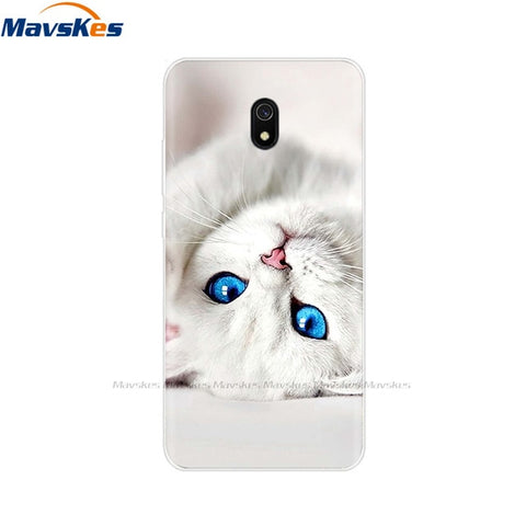 For Xiaomi Redmi 8A Case Silicone Transparent Back Cover Phone Shell For Xiomi Redmi 8 Soft Case 8A Redmi8 Print Painted Covers