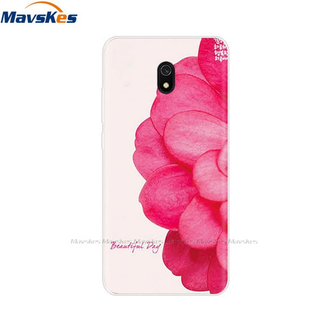 For Xiaomi Redmi 8A Case Silicone Transparent Back Cover Phone Shell For Xiomi Redmi 8 Soft Case 8A Redmi8 Print Painted Covers