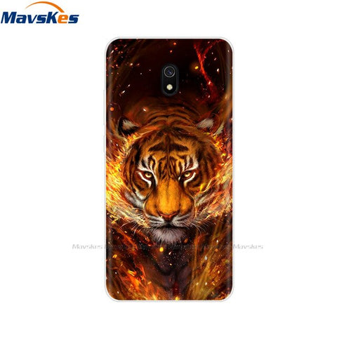 For Xiaomi Redmi 8A Case Silicone Transparent Back Cover Phone Shell For Xiomi Redmi 8 Soft Case 8A Redmi8 Print Painted Covers