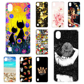 Soft TPU Phone Case For ZTE Blade A5 2019  Case Silicone Capa For ZTE Blade A5 2019 5.45 Cover Floral Painted Bumper Back Fundas