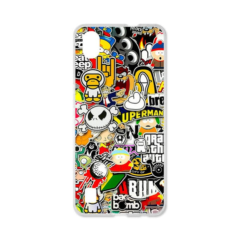 Soft TPU Phone Case For ZTE Blade A5 2019  Case Silicone Capa For ZTE Blade A5 2019 5.45 Cover Floral Painted Bumper Back Fundas