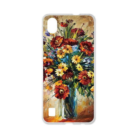 Soft TPU Phone Case For ZTE Blade A5 2019  Case Silicone Capa For ZTE Blade A5 2019 5.45 Cover Floral Painted Bumper Back Fundas