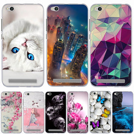 Case For Xiaomi Redmi 5A Case Cover Silicon Case For Xiaomi Redmi 5A Cover 3d Cat Flower Cartoon Fundas For xiaomi Redmi 5A Capa