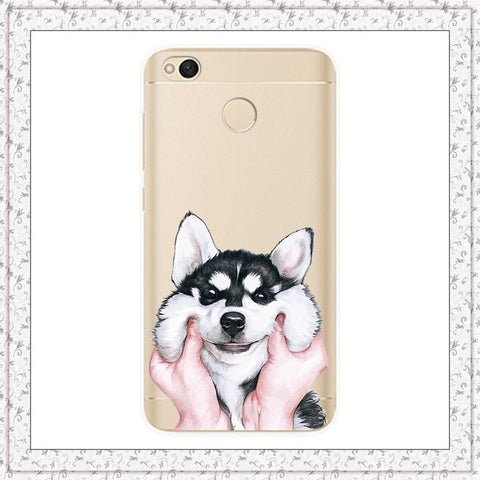 Silicone Cover For Xiaomi Redmi 4x Case 5.0' Printing Cute Animal Case for xm Xiomi Redmi 4x Cover Redmi 4 x Redmi4X Phone Cases