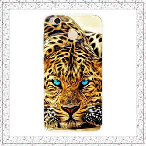 Silicone Cover For Xiaomi Redmi 4x Case 5.0' Printing Cute Animal Case for xm Xiomi Redmi 4x Cover Redmi 4 x Redmi4X Phone Cases