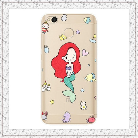 Silicone Cover For Xiaomi Redmi 4x Case 5.0' Printing Cute Animal Case for xm Xiomi Redmi 4x Cover Redmi 4 x Redmi4X Phone Cases