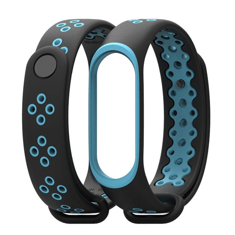 Sport Mi Band 3 4 Strap wrist strap for Xiaomi mi band 3 sport Silicone Bracelet for Mi band 4 3 band3 smart watch bracelet