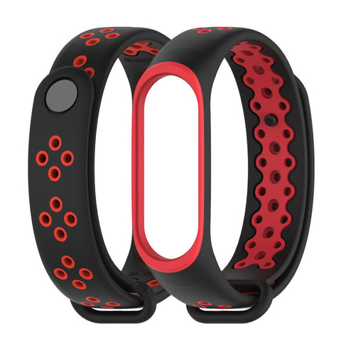 Sport Mi Band 3 4 Strap wrist strap for Xiaomi mi band 3 sport Silicone Bracelet for Mi band 4 3 band3 smart watch bracelet