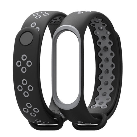 Sport Mi Band 3 4 Strap wrist strap for Xiaomi mi band 3 sport Silicone Bracelet for Mi band 4 3 band3 smart watch bracelet