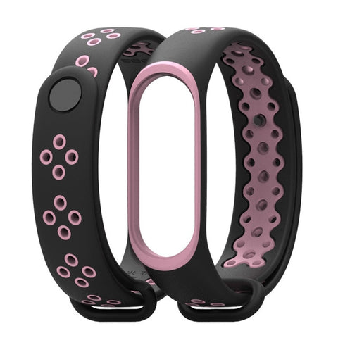 Sport Mi Band 3 4 Strap wrist strap for Xiaomi mi band 3 sport Silicone Bracelet for Mi band 4 3 band3 smart watch bracelet