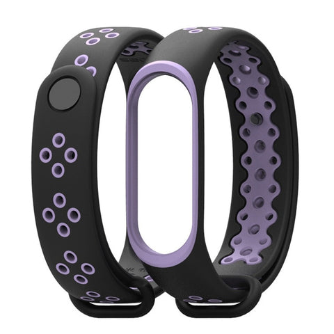Sport Mi Band 3 4 Strap wrist strap for Xiaomi mi band 3 sport Silicone Bracelet for Mi band 4 3 band3 smart watch bracelet