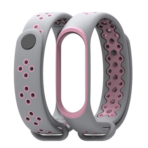 Sport Mi Band 3 4 Strap wrist strap for Xiaomi mi band 3 sport Silicone Bracelet for Mi band 4 3 band3 smart watch bracelet