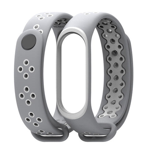 Sport Mi Band 3 4 Strap wrist strap for Xiaomi mi band 3 sport Silicone Bracelet for Mi band 4 3 band3 smart watch bracelet