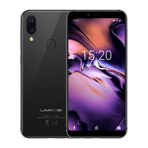 UMIDIGI A3 Global Band Dual 4G 5.5"incell HD+display 2GB+16GB Mobile Phone Quad Core Android 9.0 Face Unlock 12MP+5MP Smartphone